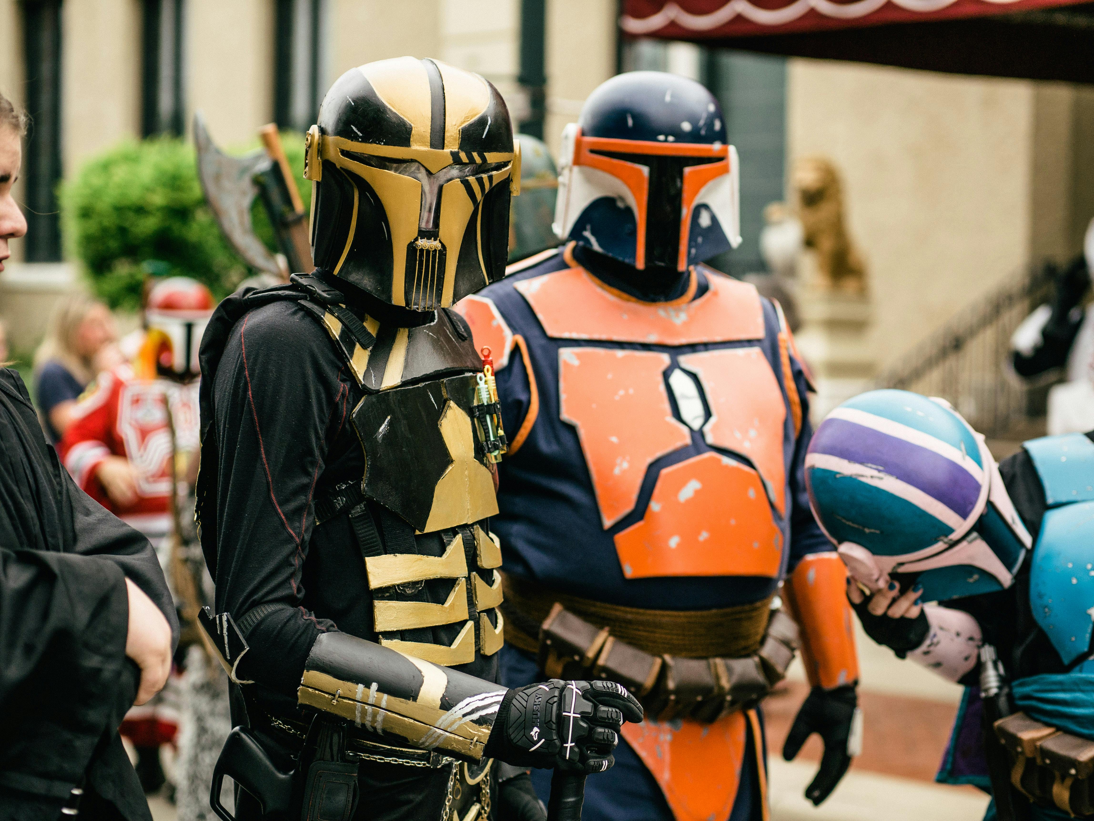 Star Wars fans cosplaying their favourite characters