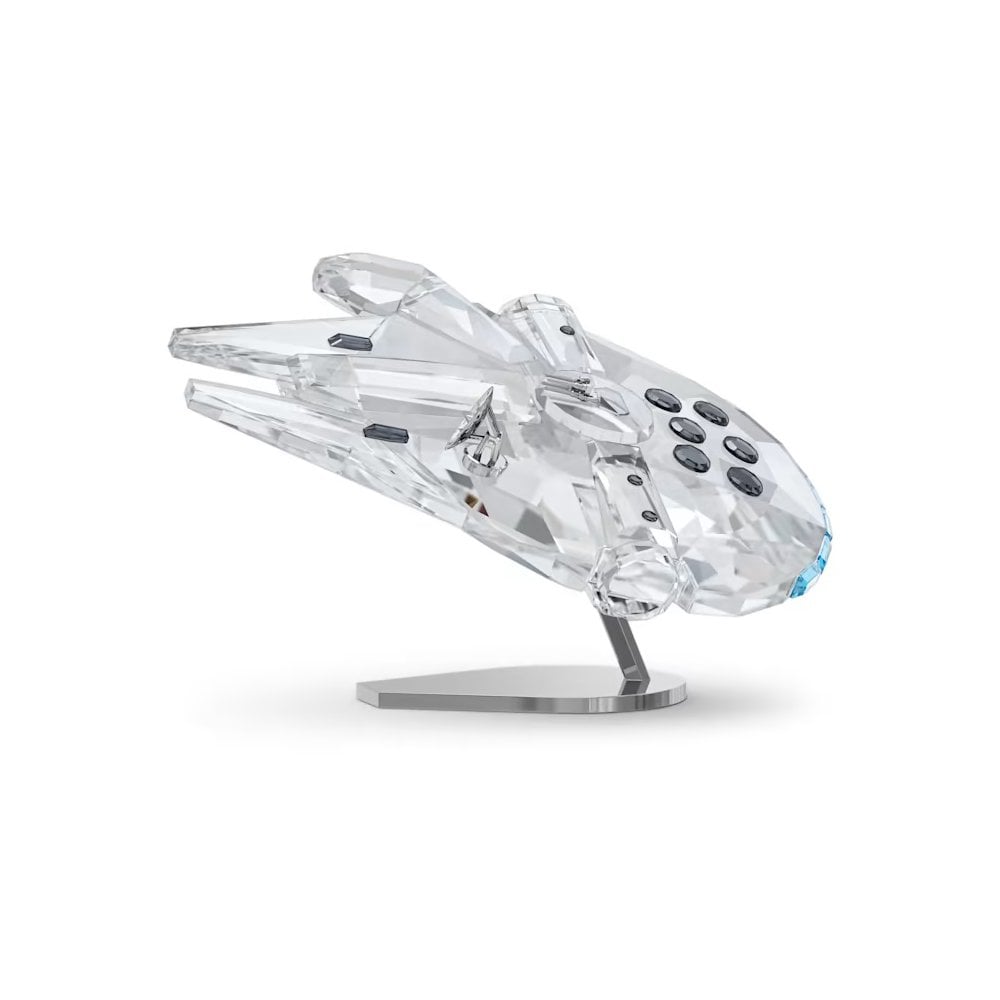 A Swarovski model of the Millennium Falcon