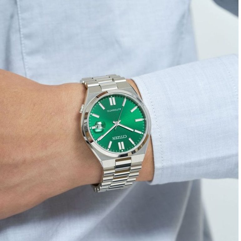 Citizen
Gents Tsuyosa Green Dial Automatic Stainless Steel Watch