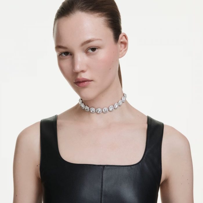 Swarovski Jewellery
Swarovski Una Angelic Choker Necklace 1.5cm, 31 - 38cm