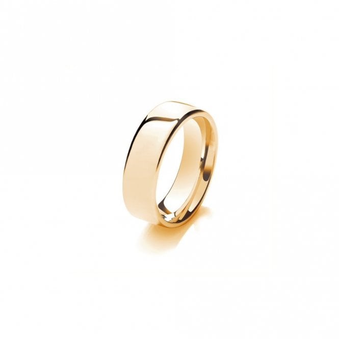 Faith Wedding Rings 9ct Flat Court Heavy Weight 12.38g 7mm Ring  (All Sizes Available To Order and Also Available in White Gold and Rose Gold)