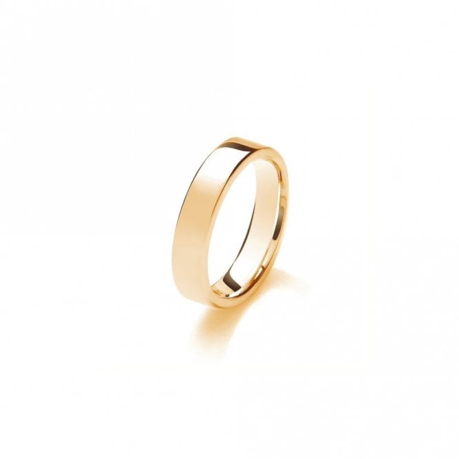 Faith Wedding Rings 9ct Flat Court Heavy Weight 8.30g 5mm Ring  (All Sizes Available To Order and Also Available in White Gold and Rose Gold)