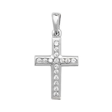 9ct Gold White Pendant