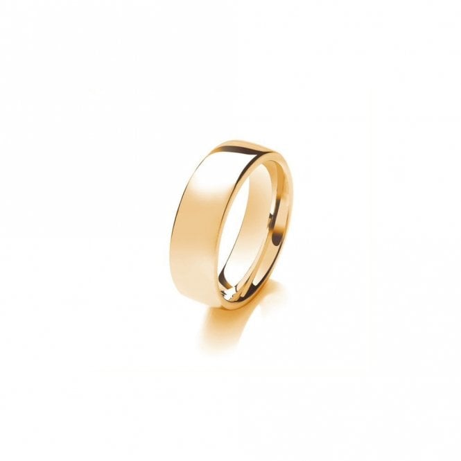 Faith Wedding Rings 9ct Soft Court Heavy Weight 12.88g 7mm Ring  (All Sizes Available To Order and Also Available in White Gold and Rose Gold)