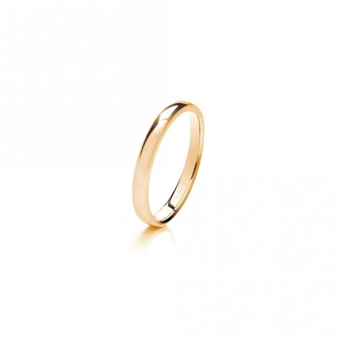 Faith Wedding Rings 9ct Soft Court Heavy Weight 3.40g 2.5mm Ring  (All Sizes Available To Order and Also Available in White Gold and Rose Gold)
