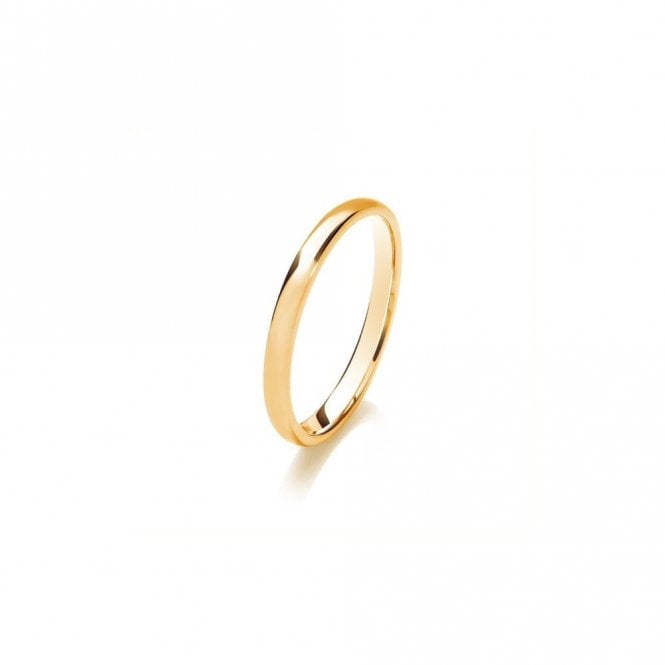 Faith Wedding Rings 9ct Traditional Court Heavy Weight 2.47g 2mm Ring  (All Sizes Available To Order and Also Available in White Gold and Rose Gold)