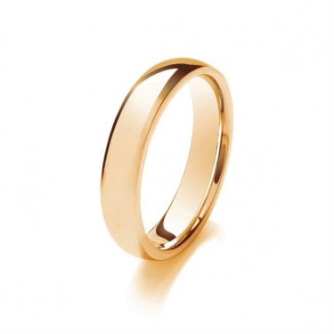 9ct Traditional Court Medium Weight 6.82g 5mm Ring (All Sizes Available To Order and Also Available in White Gold and Rose Gold)