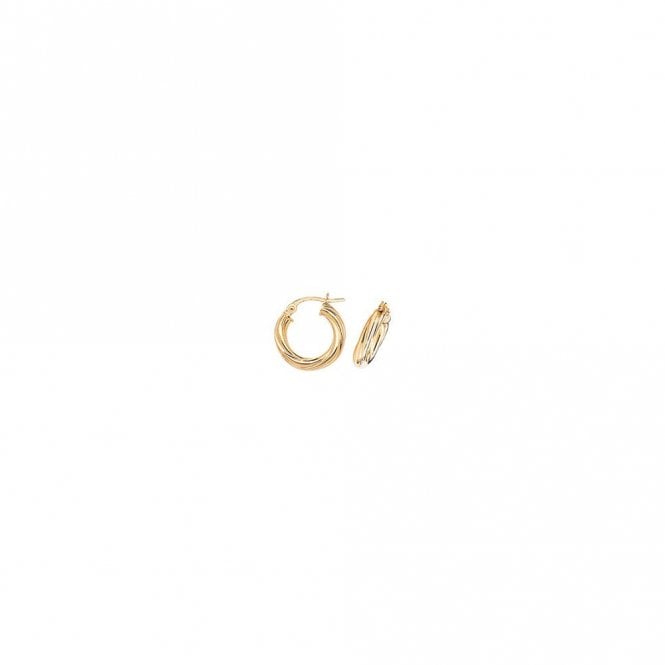9ct Yellow Gold Creole Earring