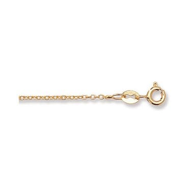 9ct Yellow Gold Fine Rolo Chain 20 inch