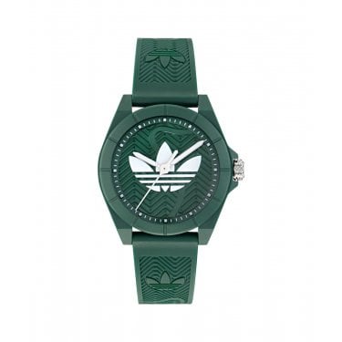 Adidas Originals Unisex Project Four Green Resin Strap Watch