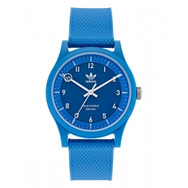 Adidas Originals Unisex Project One Blue Resin Strap Solar Watch