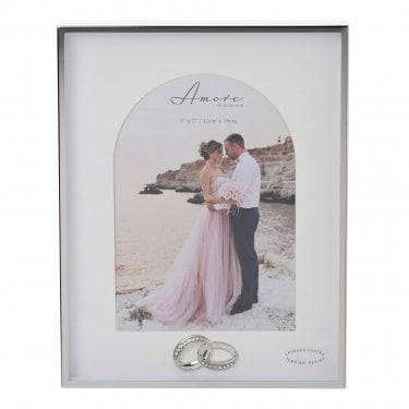 Amore Box Arch With Rings Photo Frame 5" x 7", 23.2 x 3.1 x 18.2cm