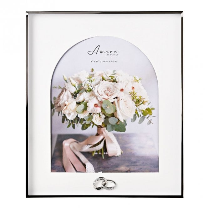 Amore  Box Arch With Rings Photo Frame 8