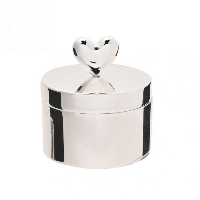 Amore  Silverplated Ring Box 5.3 x 4.8 x 5cm