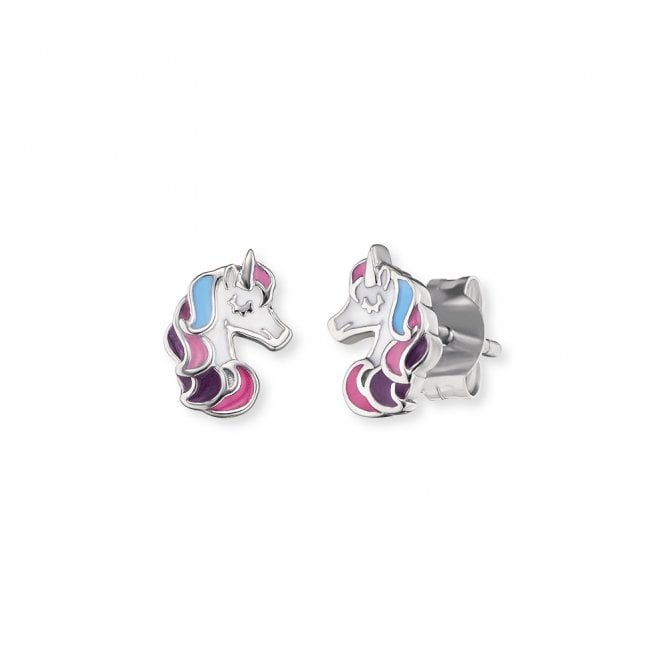 Angel Whisperer  from Engelsrufer Little Angel Rainbow Unicorn Stud Earrings 0.8cm  
