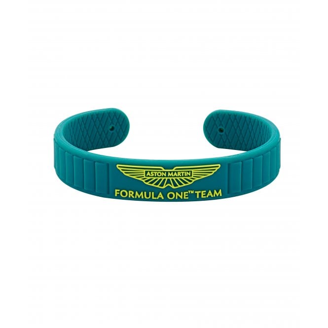 Aston Martin  Aramco Formula One™ Team Podium Green Silicone Bangle 6.5 x 5cm