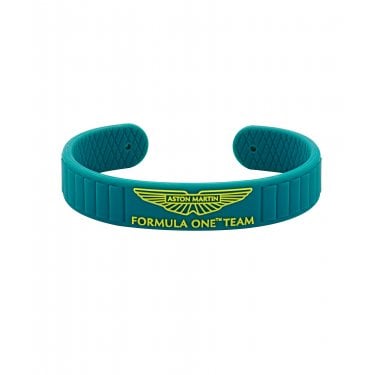 Aston Martin Aramco Formula One™ Team Podium Green Silicone Bangle 6.5 x 5cm