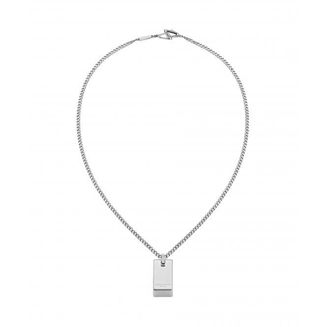 Aston Martin  BST 1913 Plaque Stainless Steel Necklace 60cm