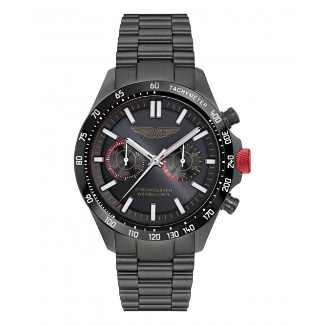 Aston Martin  SPT Black Stainless Steel Watch 