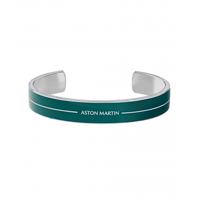 Aston Martin  TRG Podium Green Stainless Steel Bangle 20cm
