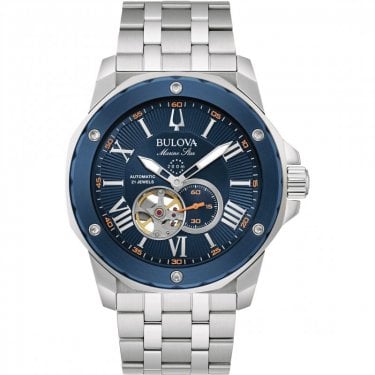 Bulova Gents Marine Star Automatic Stainless Steel Watch