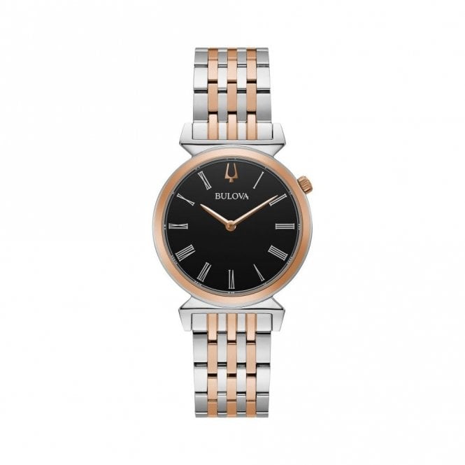 Bulova  Ladies Regatta Rose Gold & Stainless Steel Watch
