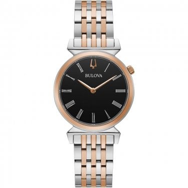 Bulova Ladies Regatta Rose Gold & Stainless Steel Watch