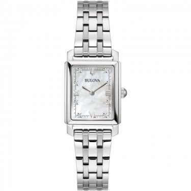 Bulova Ladies Sutton Diamond Stainless Steel Watch 