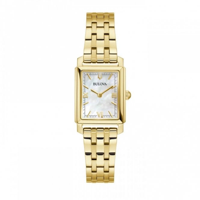 Bulova  Ladies Sutton Gold Tone Stainless Steel Watch   