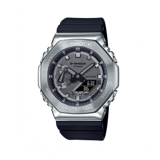 G-Shock Casio  Gents 2100 Series Black Resin Strap Watch   