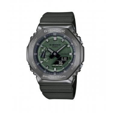 Casio G-Shock Gents 2100 Series Green Resin Strap Watch  