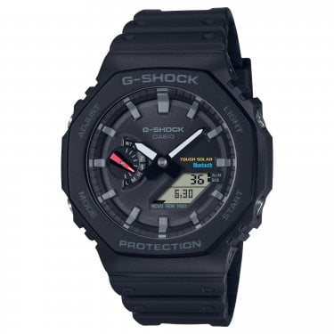 Casio G-Shock Gents 2100 Series Solar Black Resin Strap Watch