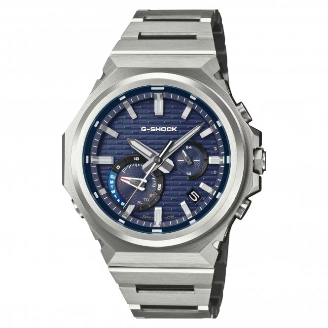 G-Shock Casio  Gents G Steel GST-B1000 Series Blue Dial Stainless Steel Solar Watch