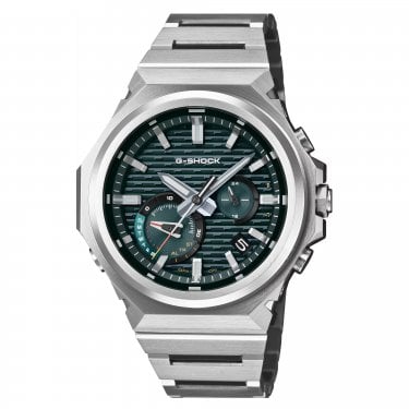 Casio G-Shock Gents G Steel GST-B1000 Series Green Dial Stainless Steel Solar Watch