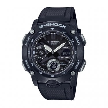Casio G-Shock Gents GA-2000 Series Carbon Black Resin Strap Watch