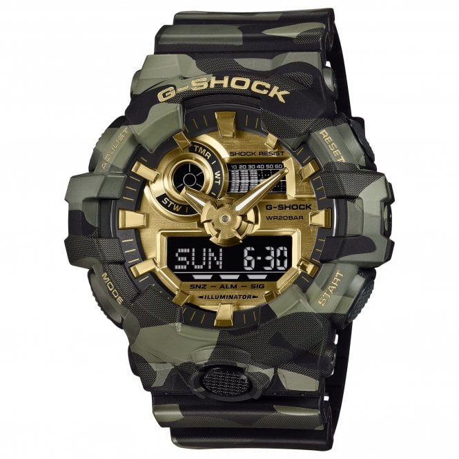 Casio  G-Shock Gents GA-700 Bold Camo Series Analogue Digital Watch