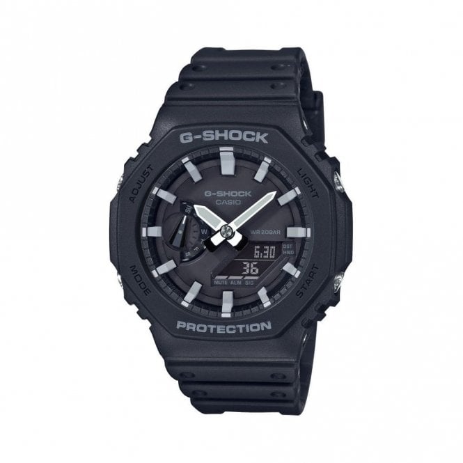 G-Shock Casio  Gents Octagon Series Carbon Core Black Resin Strap Watch