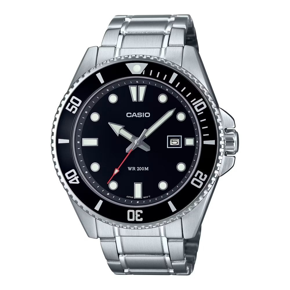 Casio Men's Silver Mdv-107D-1A1vef Collection 50Mm Quartz Watch In - Image 3