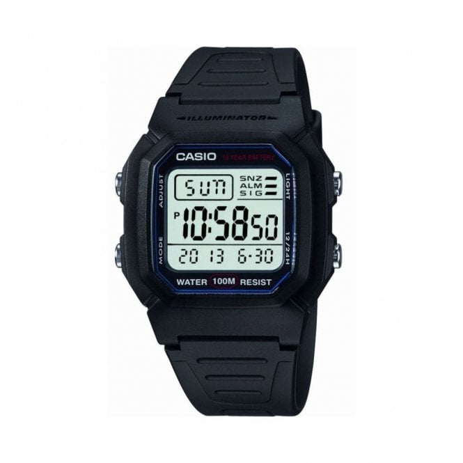 Casio  Gents Sports Gear Black Resin Strap Watch