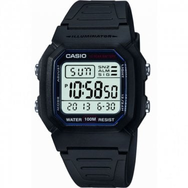 Casio Gents Sports Gear Black Resin Strap Watch