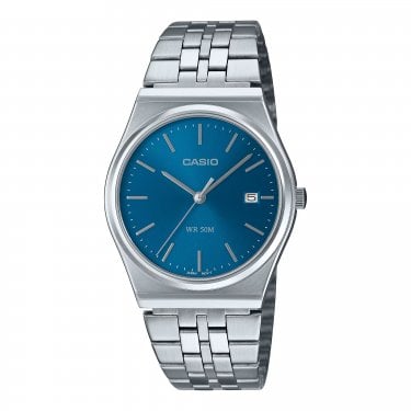 Casio Gents Standard Collection Blue Dial Stainless Steel Watch