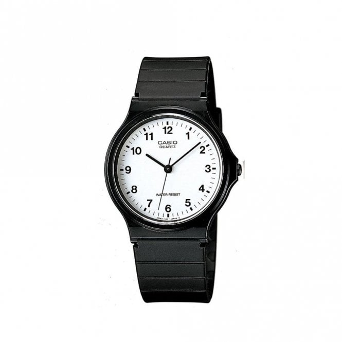Casio  Unisex Classic Analogue Black Resin Strap Watch