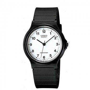 Casio Unisex Classic Analogue Black Resin Strap Watch