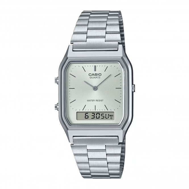 Casio  Unisex Vintage Retro Collection Stainless Steel Watch