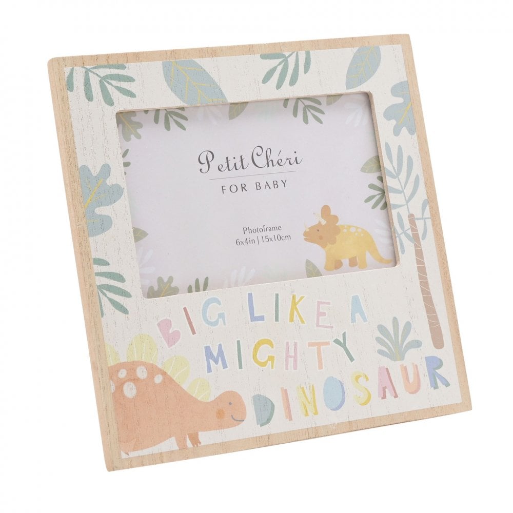 Celebrations Petit Cheri Dinosaur Mighty Dinosaur Photo Frame 6"x4", H230, W200, D15mm