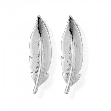 ChloBo Feather Cuff Stud Earrings 1.7cm 