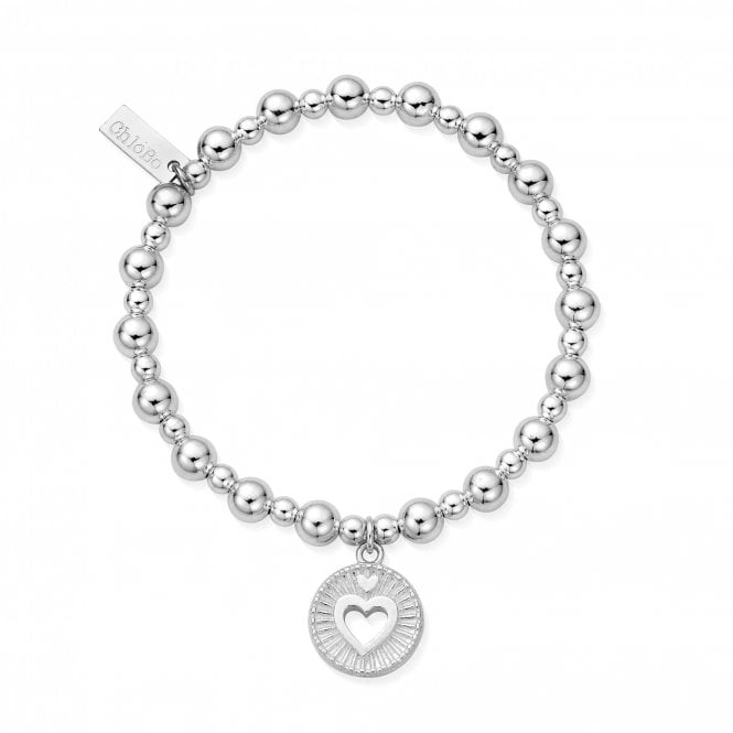 ChloBo  Mini Small Ball Guiding Heart Bracelet 18cm   