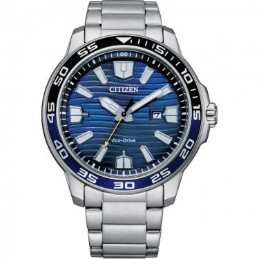 Citizen Gents Sport Blue Dial Stainless Steel Watch