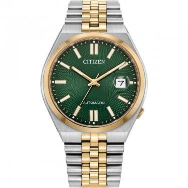 Citizen Gents Tsuyosa 60 Green Dial Two Tone Stainless Steel Automatic Watch