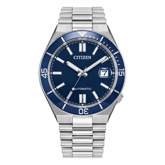 Citizen  Gents Tsuyosa Shore Blue Dial Stainless Steel Automatic Watch